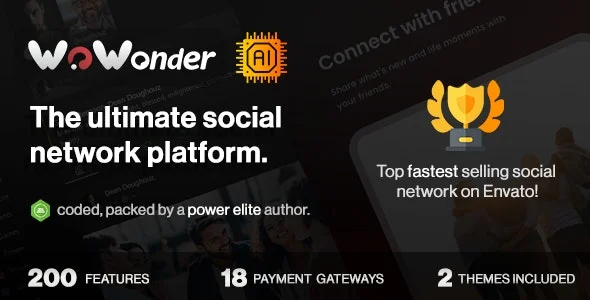 WoWonder (v4.4 Nulled) The Ultimate PHP Social Network Platform