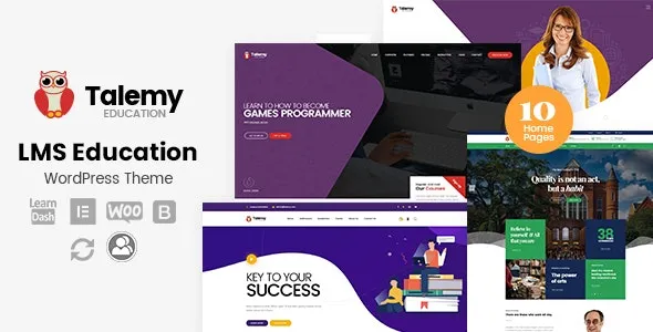 Talemy LMS Education WordPress Theme