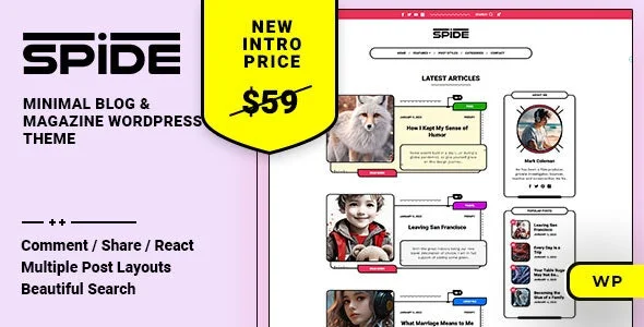 spide-blog-magazine-wordpress-theme