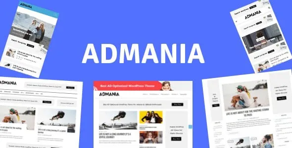 Admania Adsense WordPress Theme With Gutenberg Compatibility