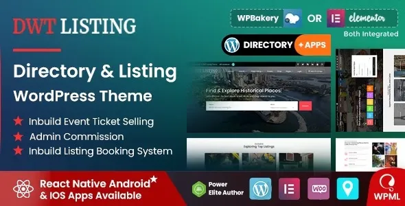 DWT Listing Directory & Listing WordPress Theme