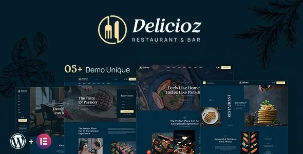 Delicioz Restaurant WordPress Theme