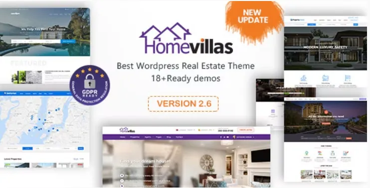 Home Villas Real Estate WordPress Theme