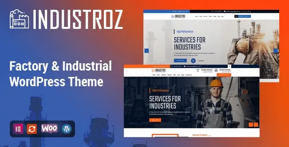 Industroz Factory & Industrial WordPress Theme