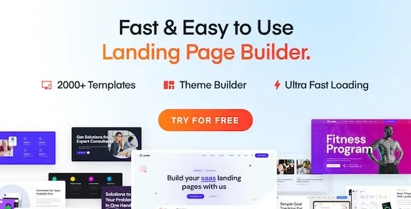 Landio Multi-Purpose Landing Page WordPress Theme