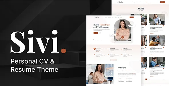 Sivi Personal CV-Resume Theme