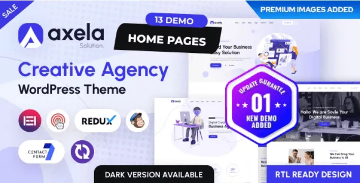 Axela Creative Agency WordPress Theme