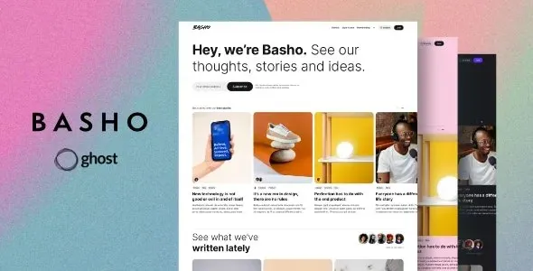 Basho Multipurpose Ghost Blog Theme