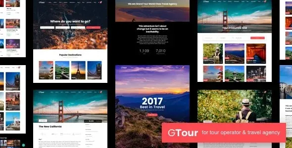 Grand Tour Travel Agency WordPress