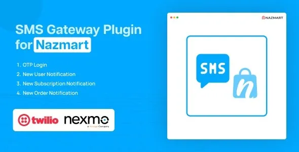 SMS Gateway Plugin Nazmart Multi-Tenancy eCommerce Platform