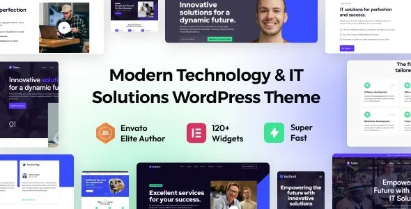 Techant Technology & IT Solutions WordPress Theme