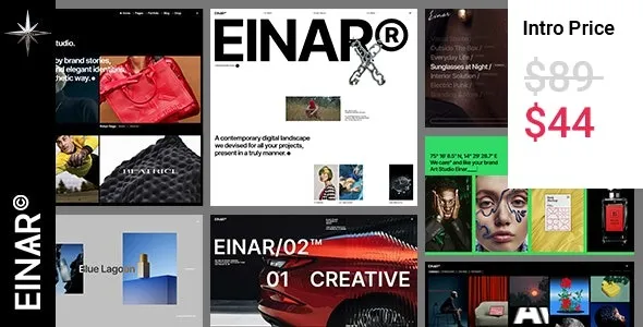 Einar (v1.0) Design Agency WordPress Theme