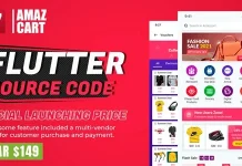 Flutter AmazCart (v3.0) Ecommerce Flutter Source code for Android and iOS