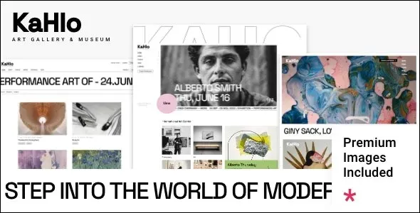 Kahlo Art Gallery and Museum Theme v1.0