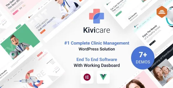 KiviCare Theme v2.2.4 Medical Clinic Patient Management WordPress Theme