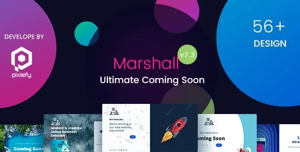 Marshall v7.2 – The Ultimate Coming Soon Template