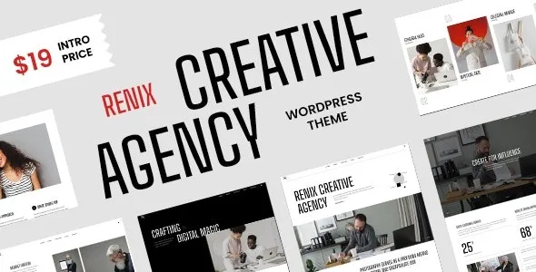 Renix (v1.0.0) Creative Agency and Portfolio WordPress Theme