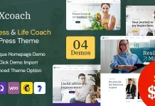 Xcoach (v1.0) Life And Business Coach WordPress Theme