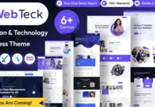 Webteck (v1.0.0) IT Solution and Technology WordPress Theme
